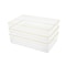 Martha Stewart Kerry 3 Pack Plastic Stackable Office Desk Drawer Organizers with Gold Trim, 9 x 6 BE-PB8974-G-3-CLRGLD-MS - alternate 4